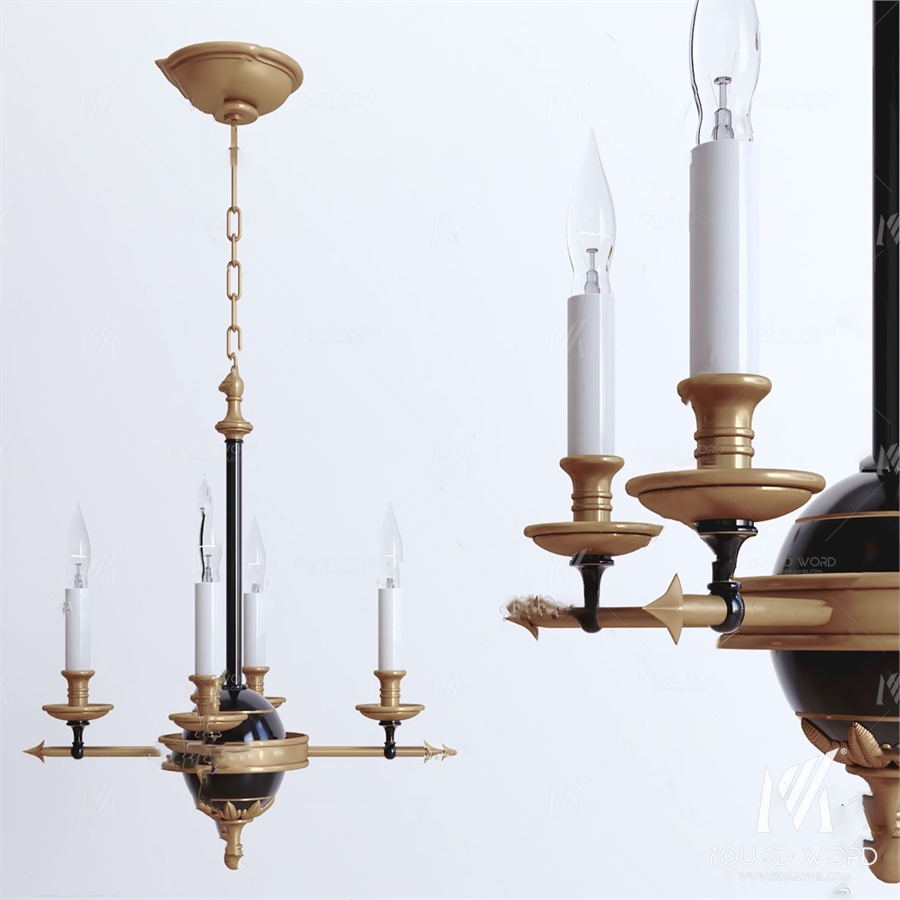 Candle Chandeliers lamp 01